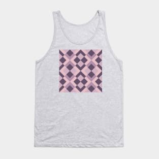 Purple Tile Patterns Tank Top